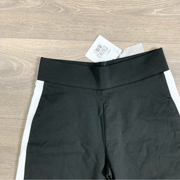 Puma Classics Biker Shorts 7" White Stripe Black High Rise Waisted Size XS - Picture 4 of 11